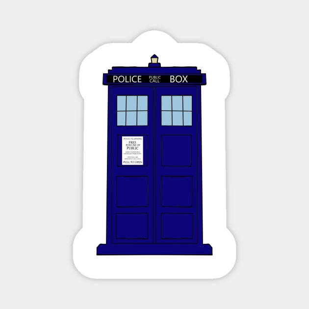 just the TARDIS Sticker by ktludwig